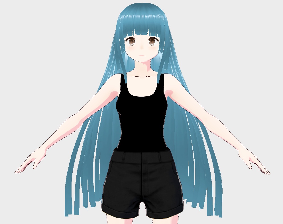 VRoid hairstyle 女性の髪
