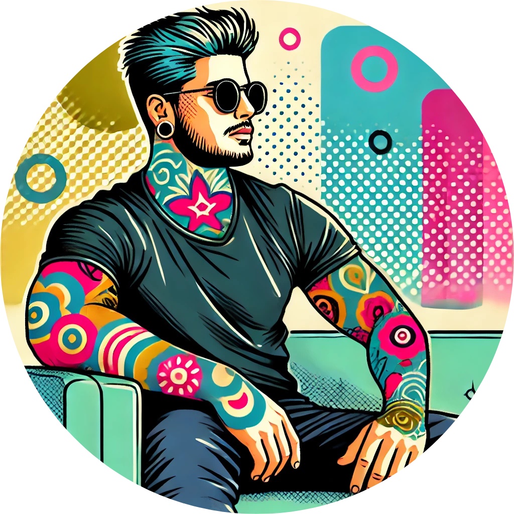 Tattoo gentleman SNS用