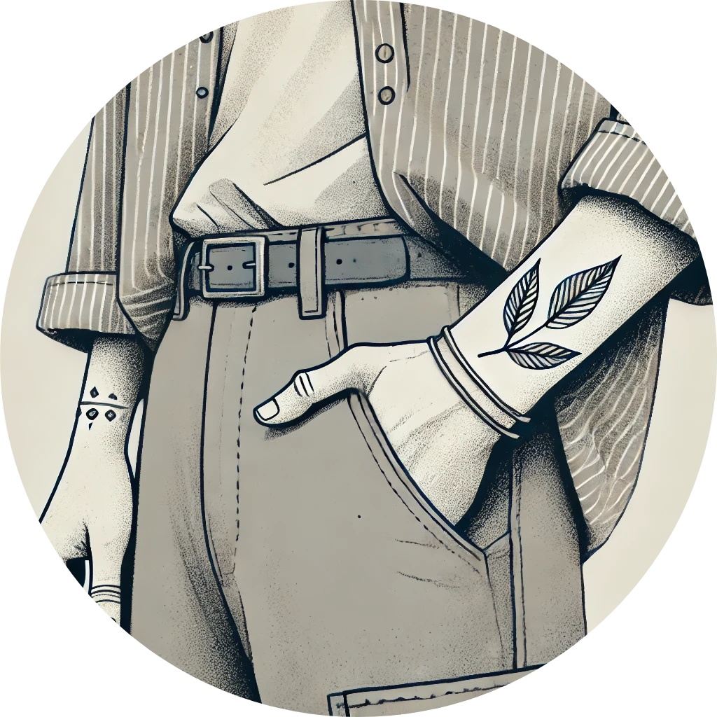 Tattoo gentleman SNS用
