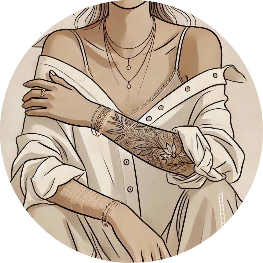 Tattoo lady SNS用