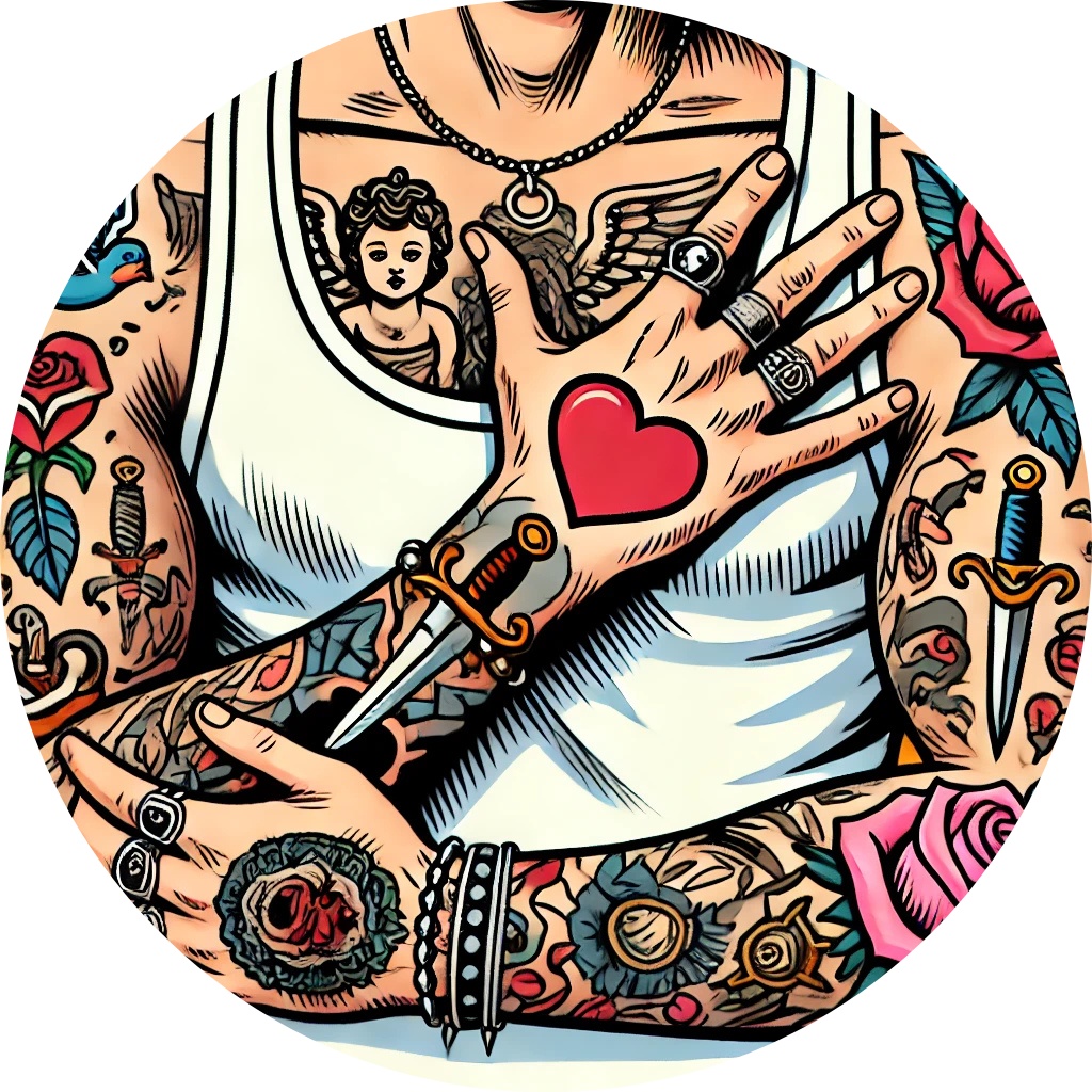 Tattoo man3　 SNSアイコン用