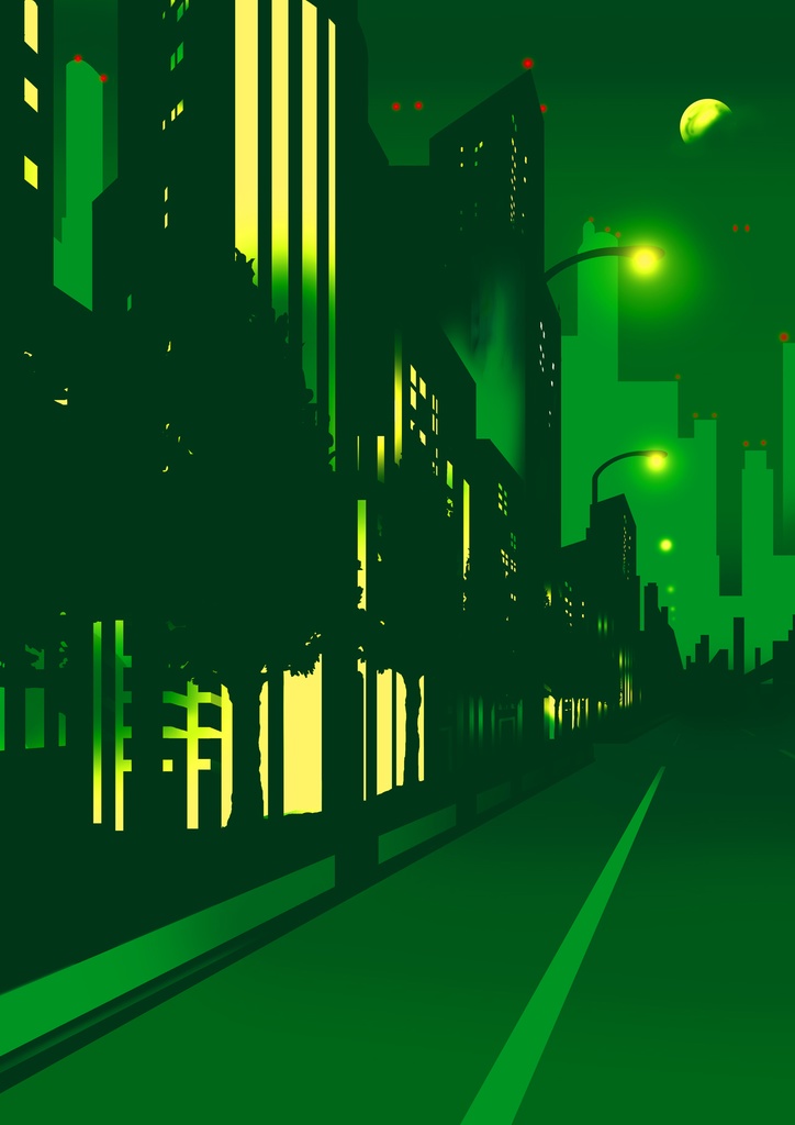 低画質シャドウ(車道)ノスタルジア低画質