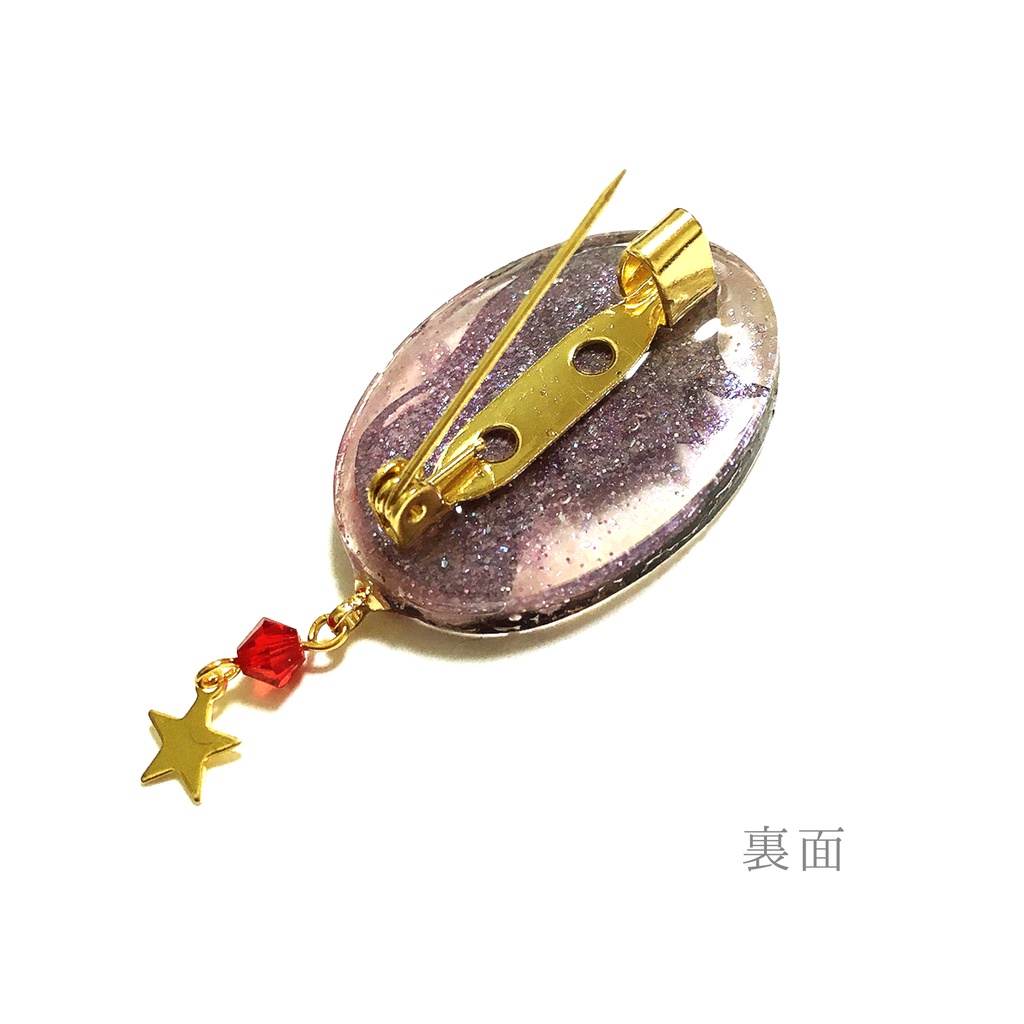 和泉守兼定・堀川国広イメージ切り絵ブローチ