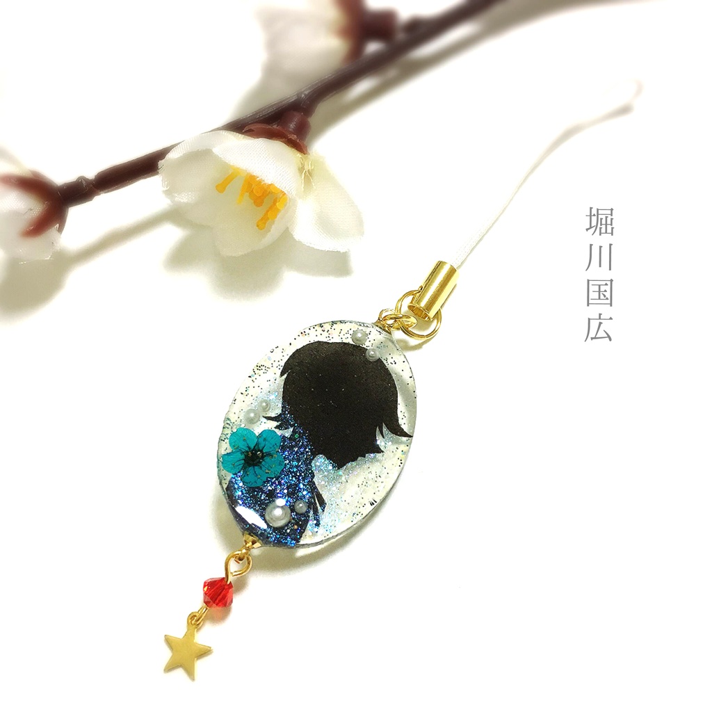 和泉守兼定・堀川国広イメージ切り絵ストラップ