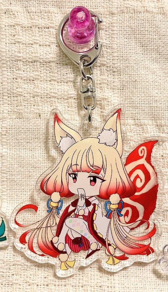 アクリルキーホルダー こんこ