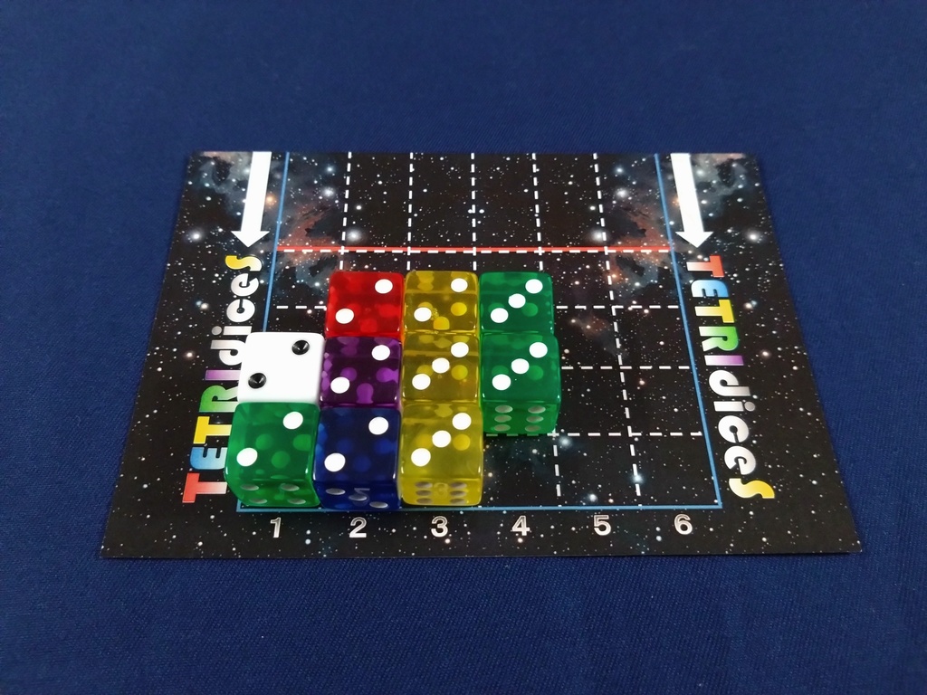 1〜6人協力パズル「TETRIdiceS(テトリダイス)」