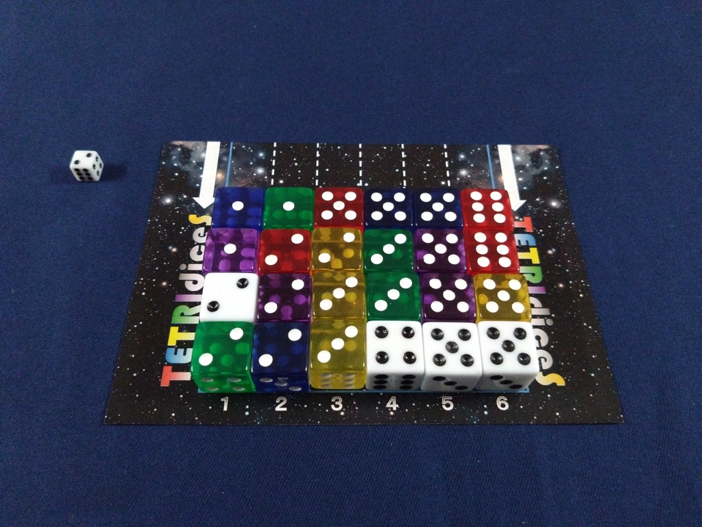 1〜6人協力パズル「TETRIdiceS(テトリダイス)」