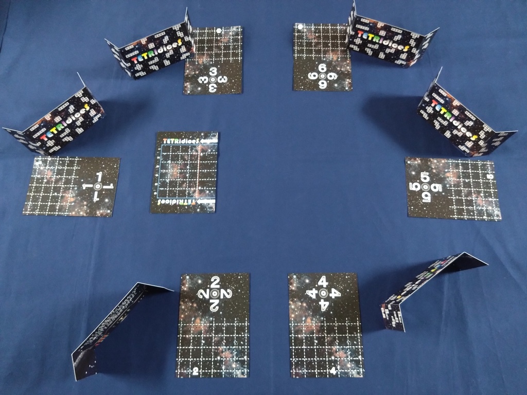 1〜6人協力パズル「TETRIdiceS(テトリダイス)」