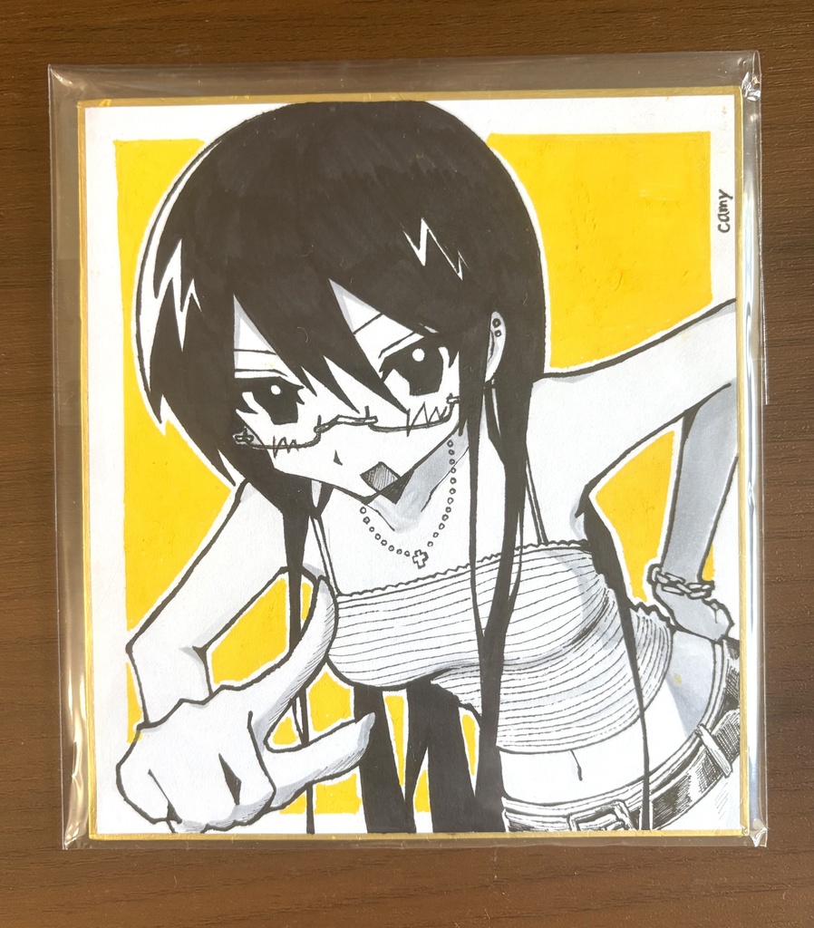 色紙【メガネ】/Artwork[Glasses]