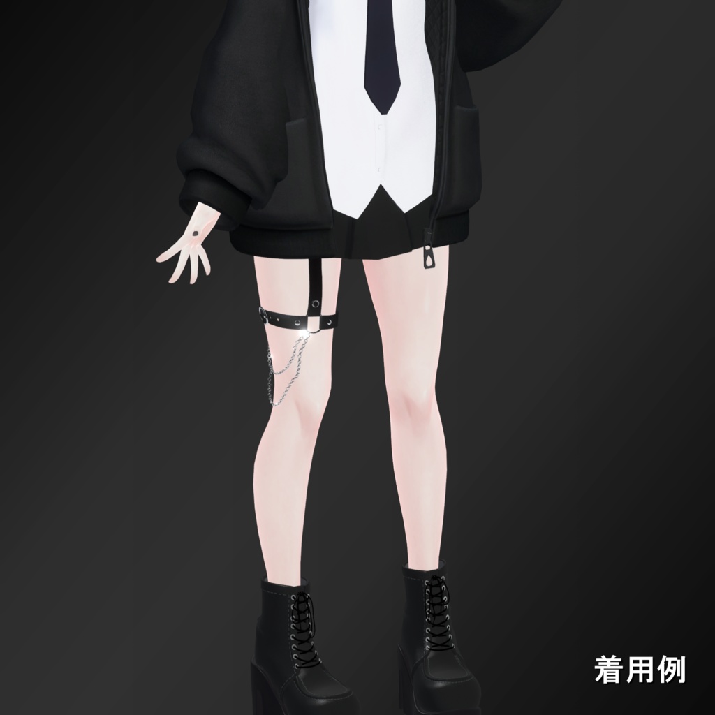【6アバター対応】レッグチョーカー|Leg Choker