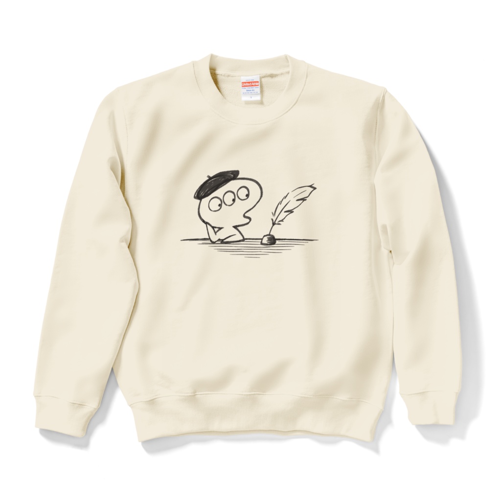 パレットくんスウェット ナチュラル