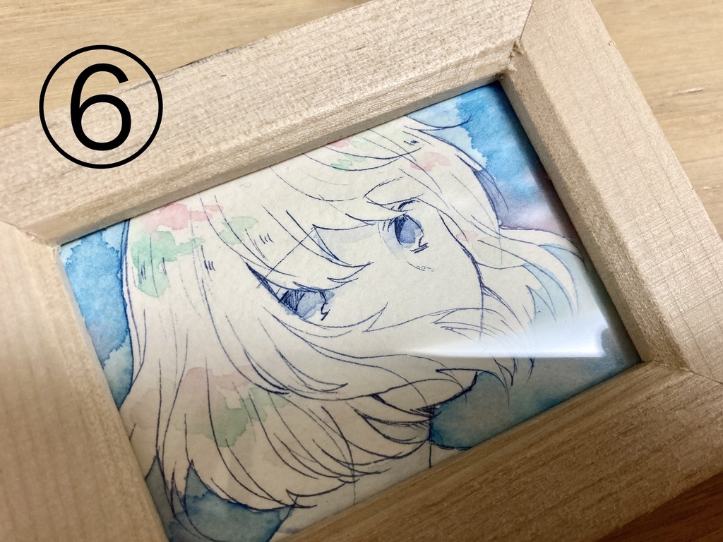 【ミニ額6種】むこう側の人々