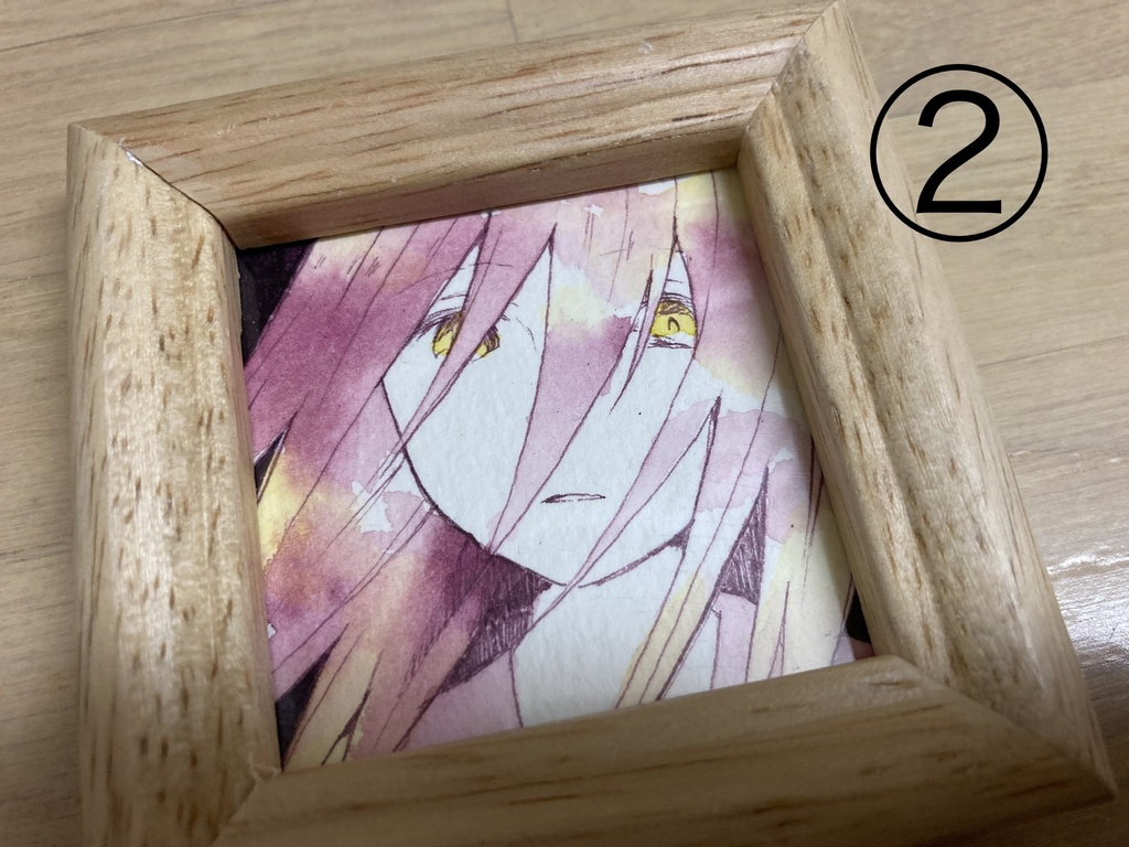 【ミニ額6種】むこう側の人々