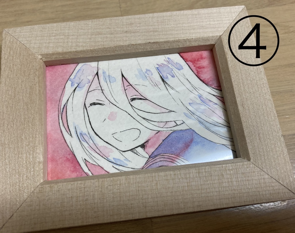 【ミニ額6種】むこう側の人々