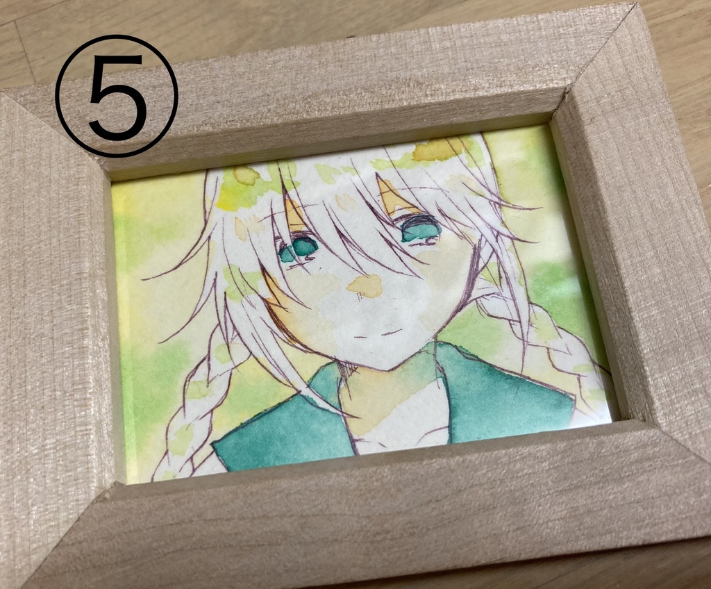 【ミニ額6種】むこう側の人々