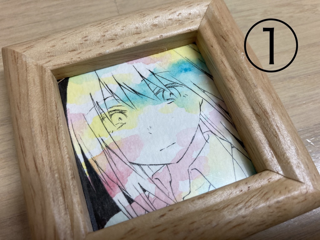 【ミニ額6種】むこう側の人々
