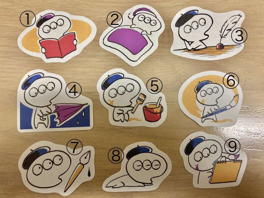 パレットくんシール22種