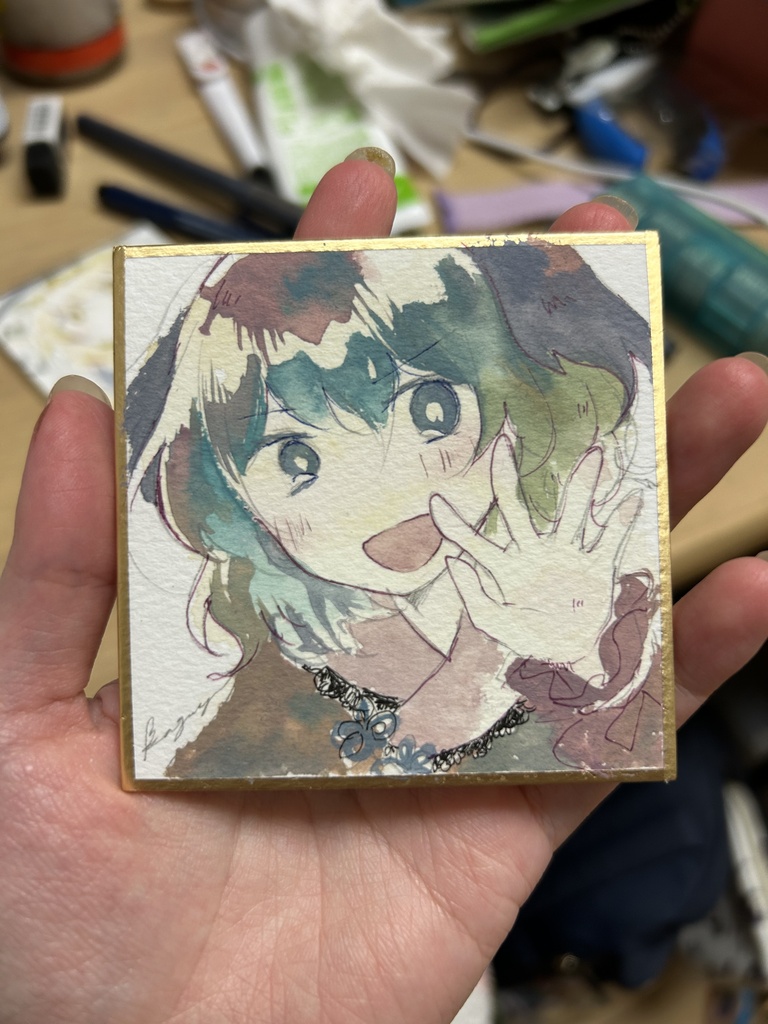 豆色紙【紅楼夢22持ち込み分】