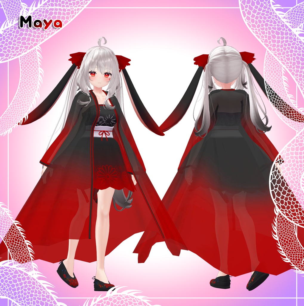 『5アバター対応』 うさぎ漢服 / Bunny Hanfu