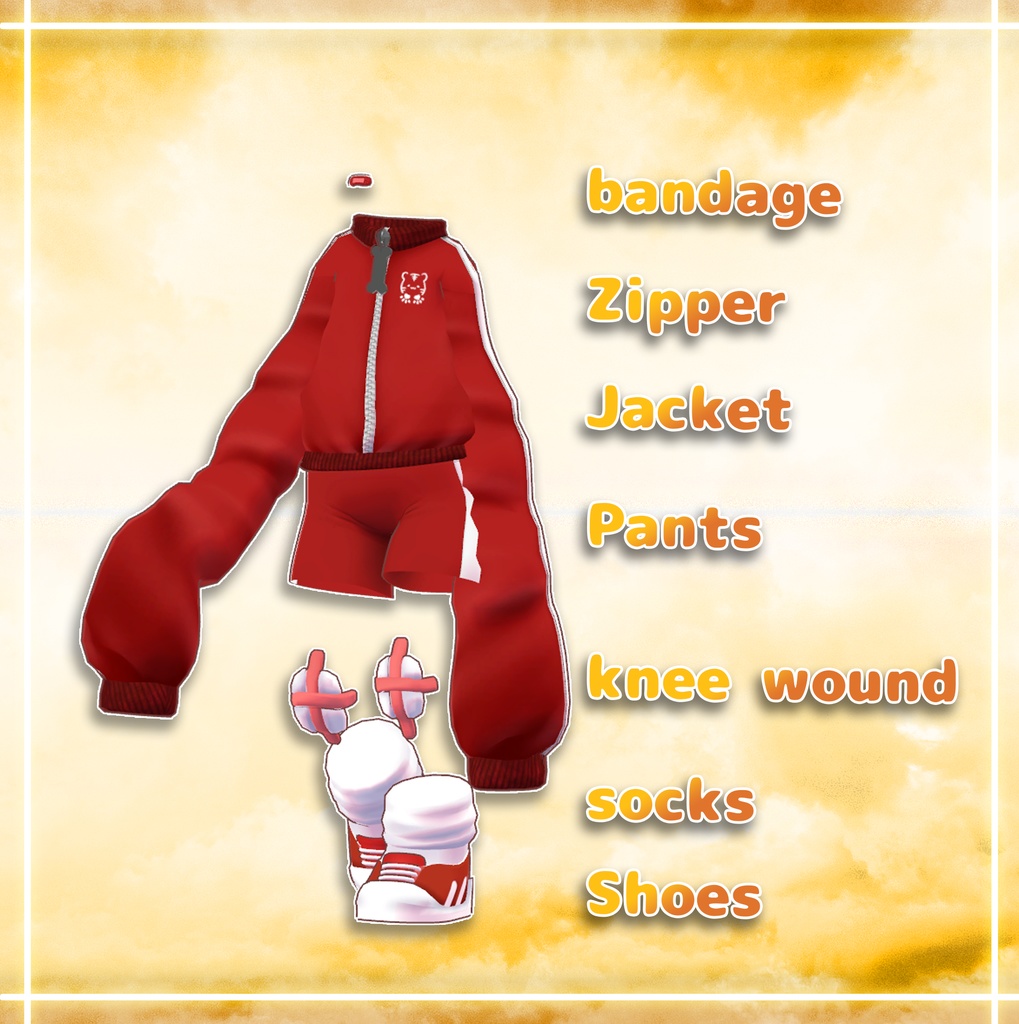 長袖体操着 / long-sleeved sweatsuit