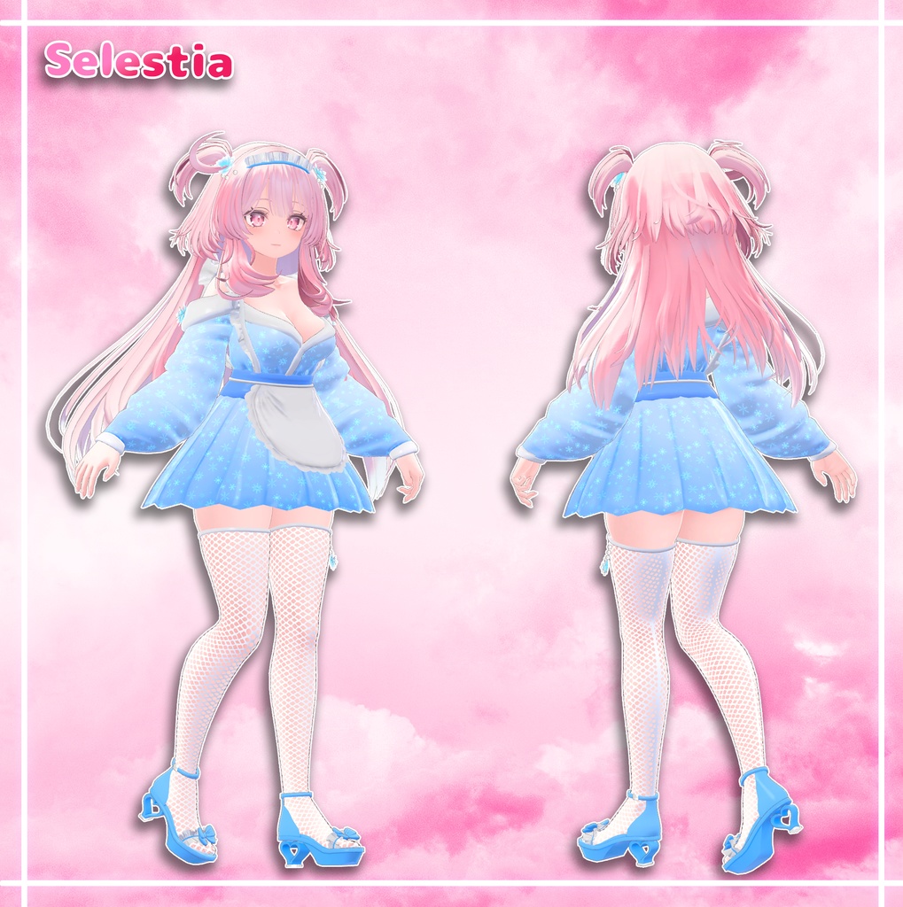 『4アバター対応』 浴衣メイド / Yukata Maid