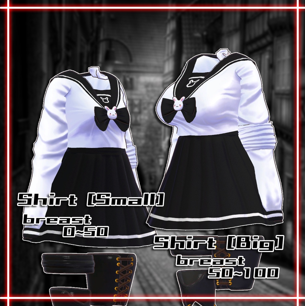 『7アバター対応』 傷ウサギ / wounded rabbit