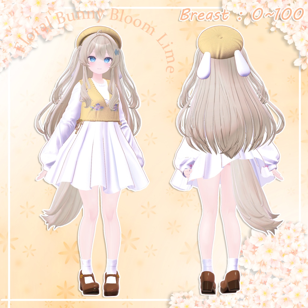 『6アバター対応』🐰Floral Bunny Bloom🌸