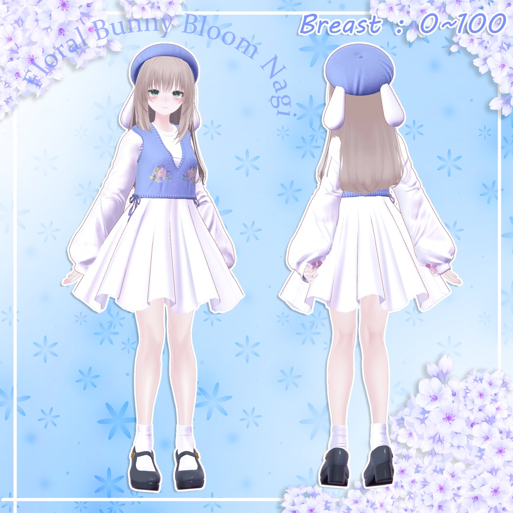 『6アバター対応』🐰Floral Bunny Bloom🌸