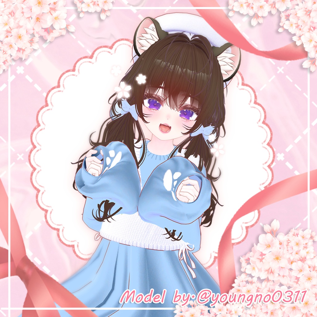 『6アバター対応』🐰Floral Bunny Bloom🌸