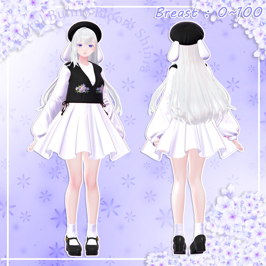 『6アバター対応』🐰Floral Bunny Bloom🌸