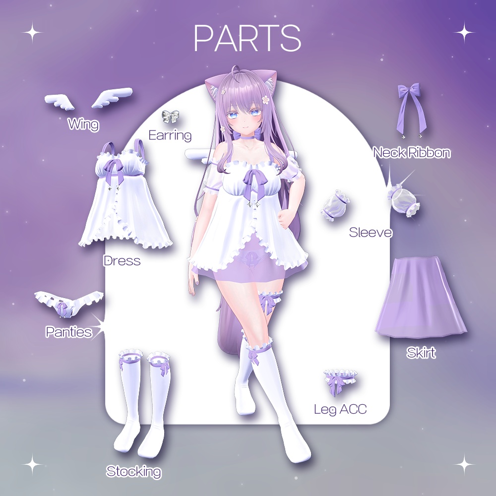 『6アバター対応』⭐️angel in a dream⭐️🌠