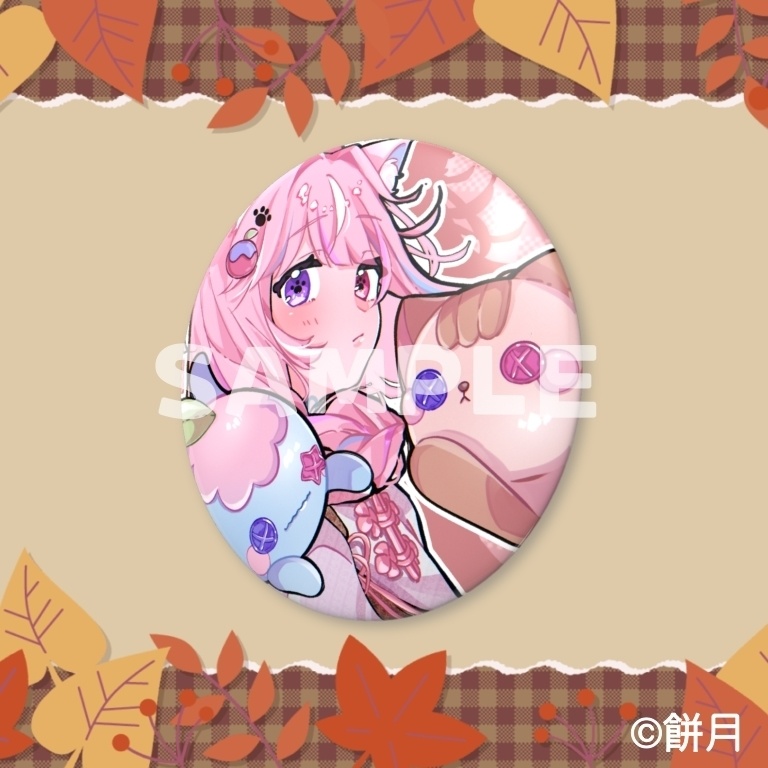 缶バッジ-ぽむた家-🐾