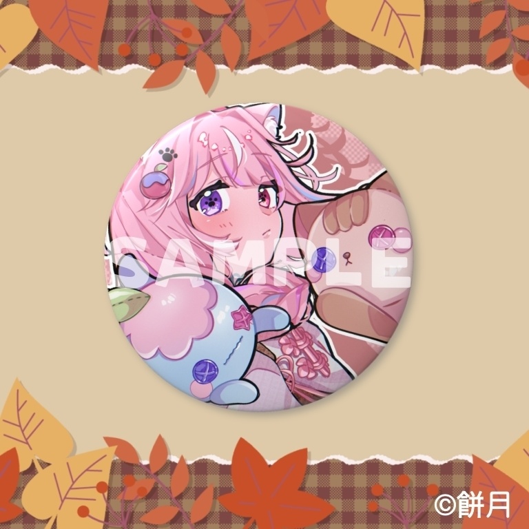 缶バッジ-ぽむた家-🐾