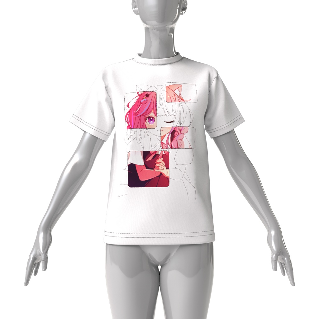 ぽむカラーTシャツ