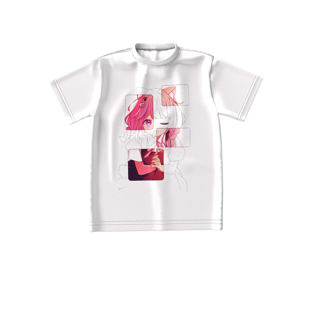ぽむカラーTシャツ