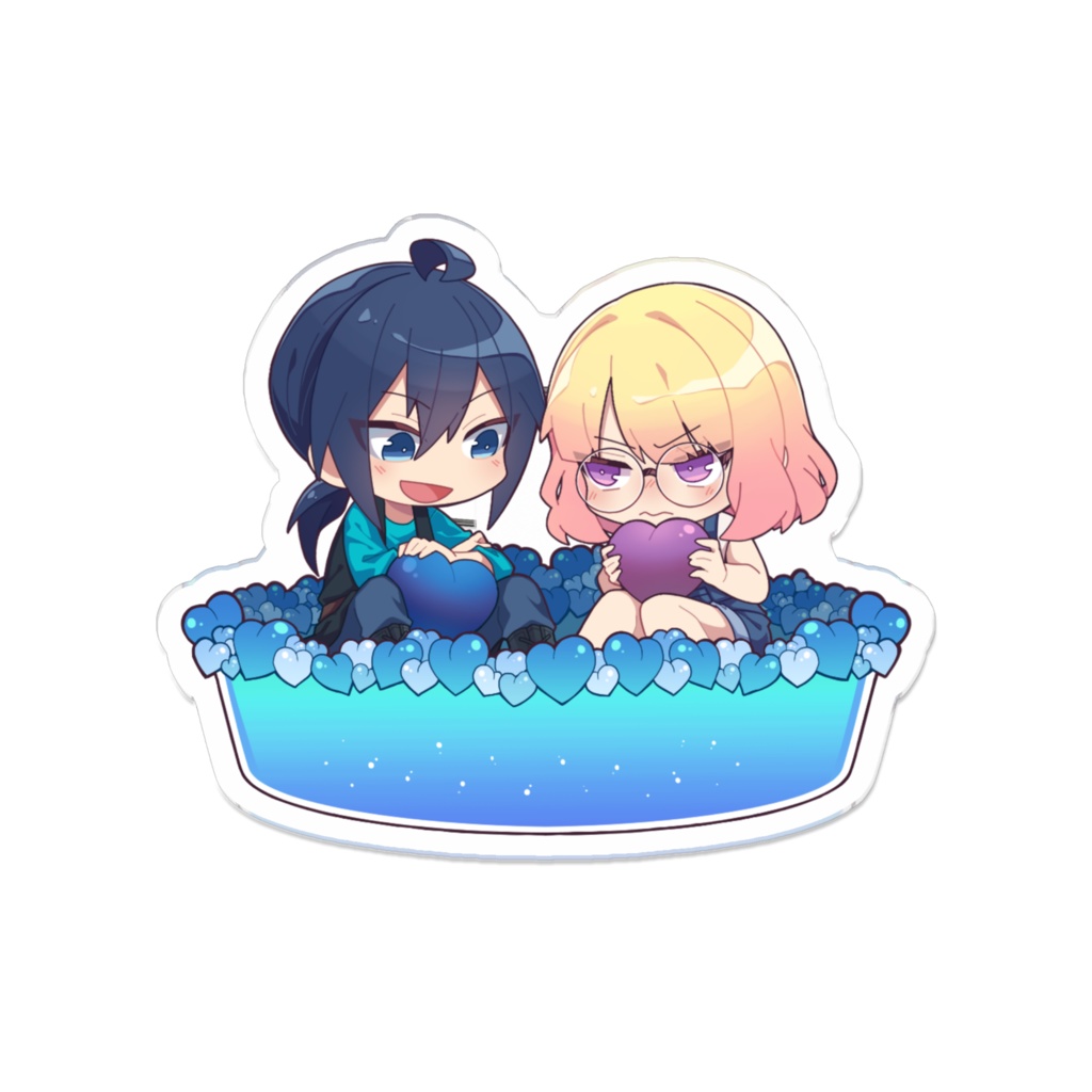 アクリルバッジ ver.ブルー