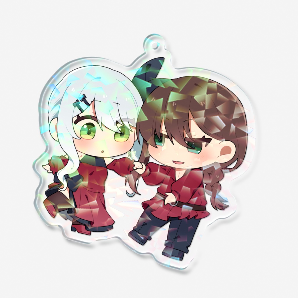 ホログラムアクリルキーホルダー ver.レッド