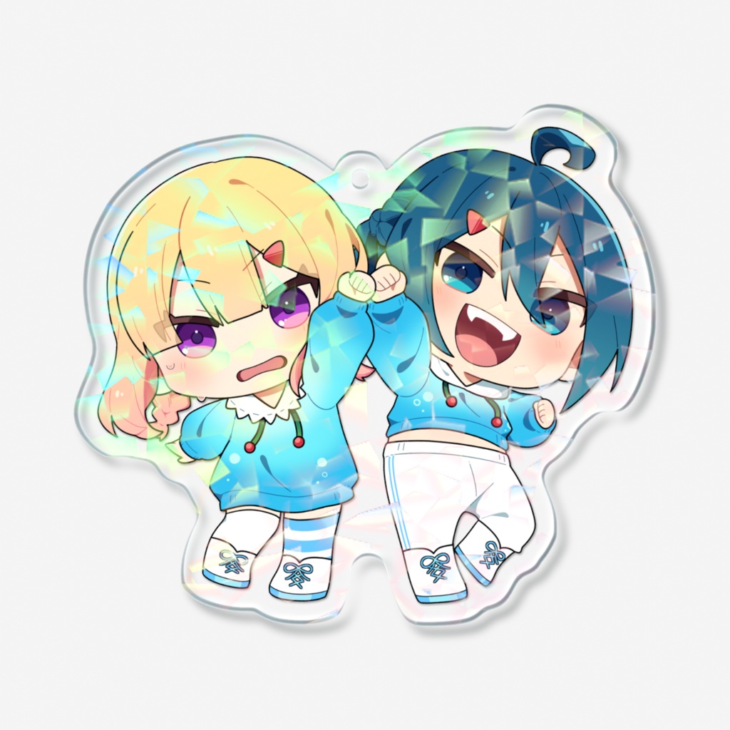 ホログラムアクリルキーホルダー ver.ブルー