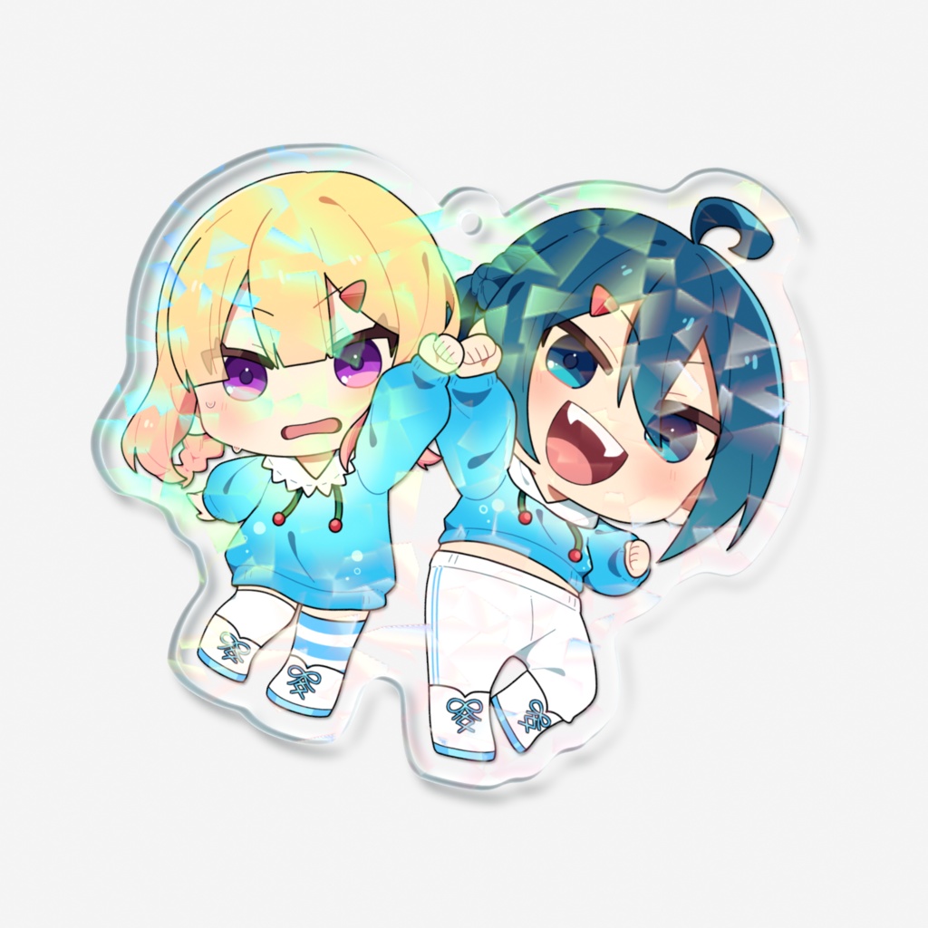 ホログラムアクリルキーホルダー ver.ブルー
