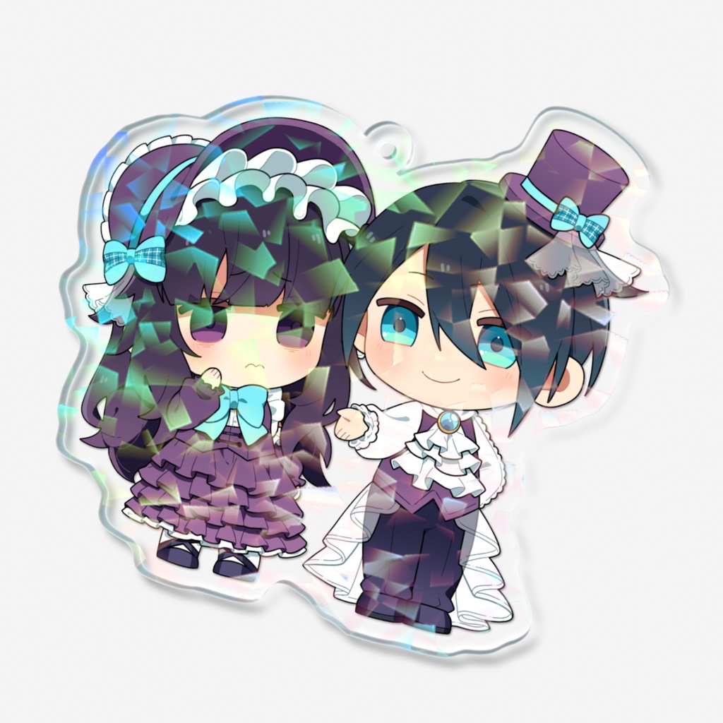 ホログラムアクリルキーホルダー ver.パープル