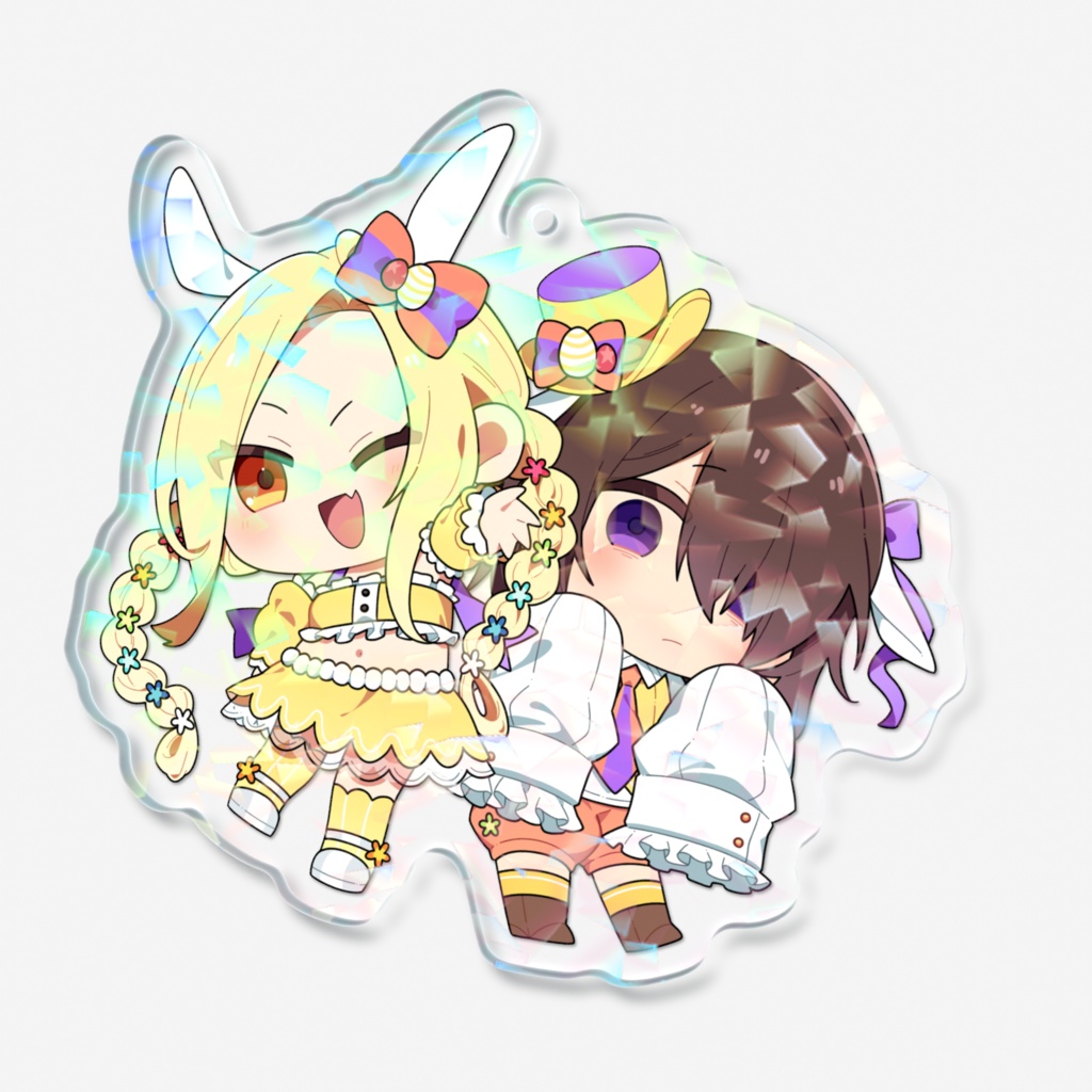 ホログラムアクリルキーホルダー ver.イエロー
