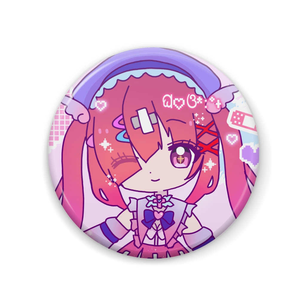 【1周年記念グッズ❤️🩹】きゅるきゅるろぜめ缶バッジ🪽