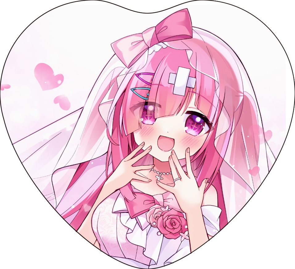 【ローゼ・メランコリア生誕祭2025】ハート型缶バッジ