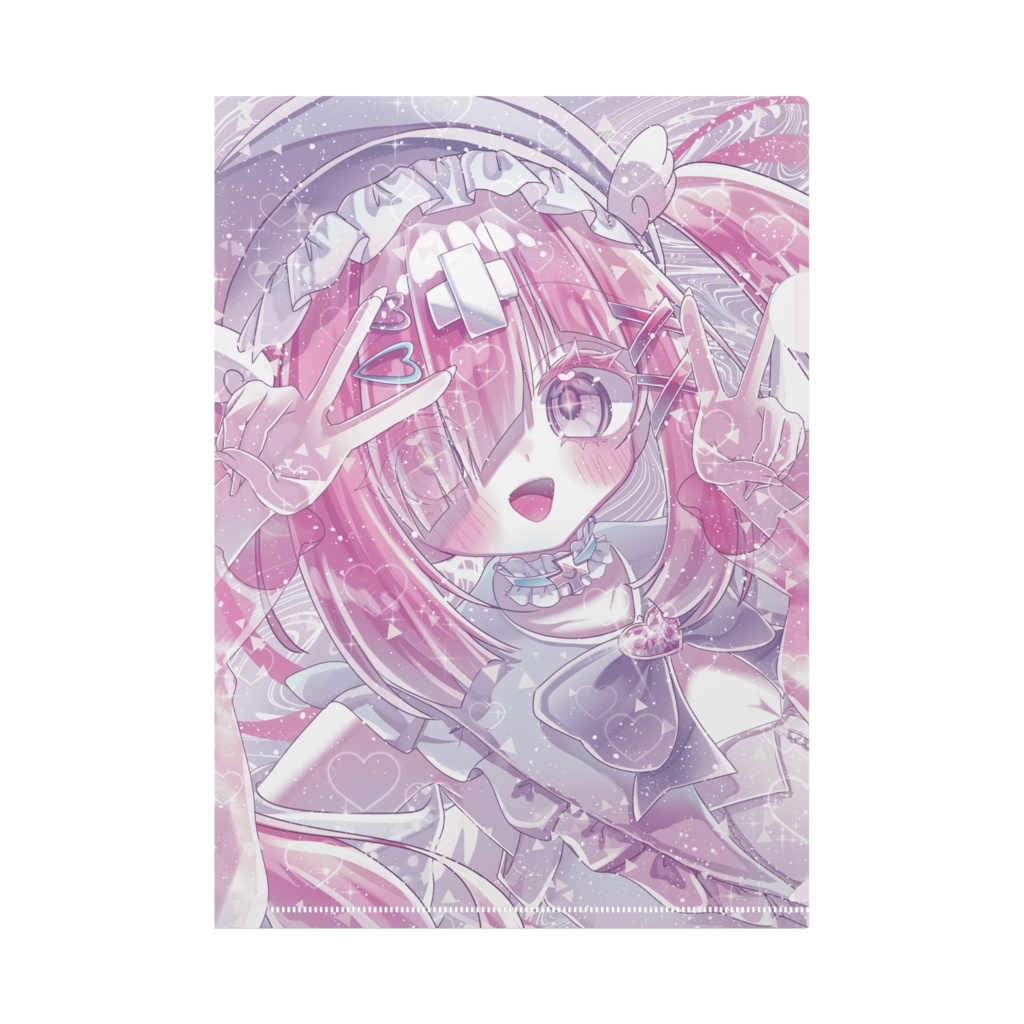 【ローゼ・メランコリア2周年】A4クリアファイル【Vtuber】