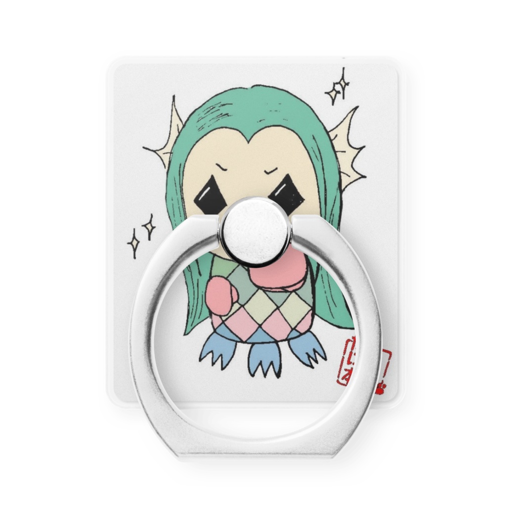 アマビエ様スマホリングB