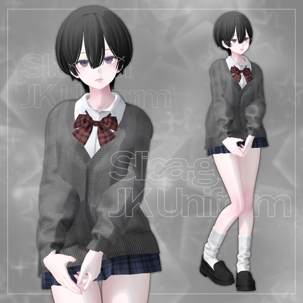 JK Uniform [7アバター対応] - silica-gel - BOOTH