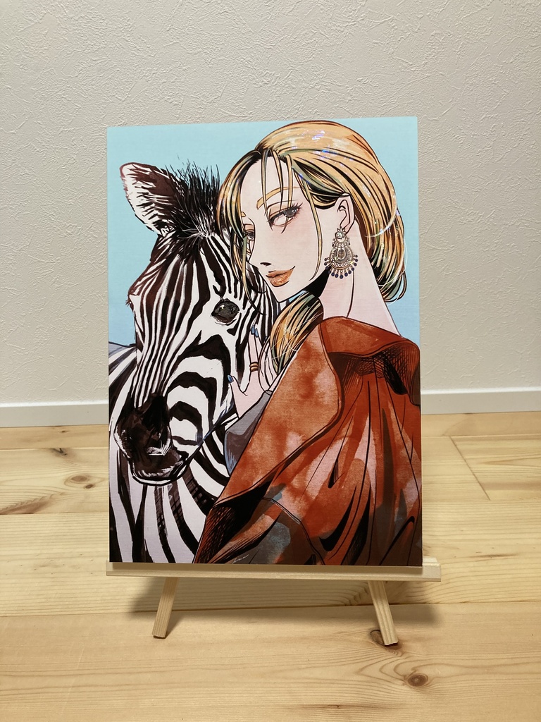 A4キャンバスプリント「ZEEBRA」