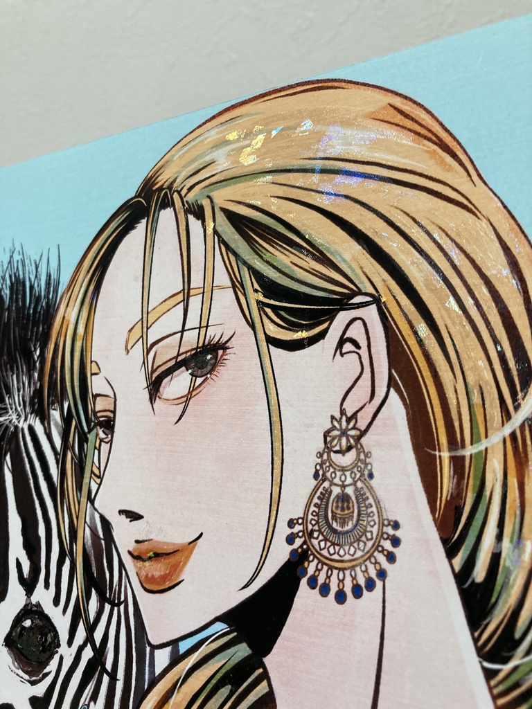 A4キャンバスプリント「ZEEBRA」