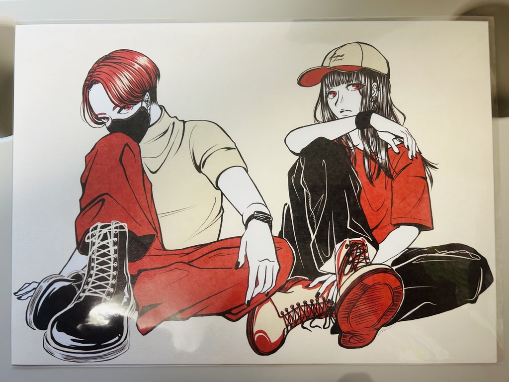 ブックカバー「twin」