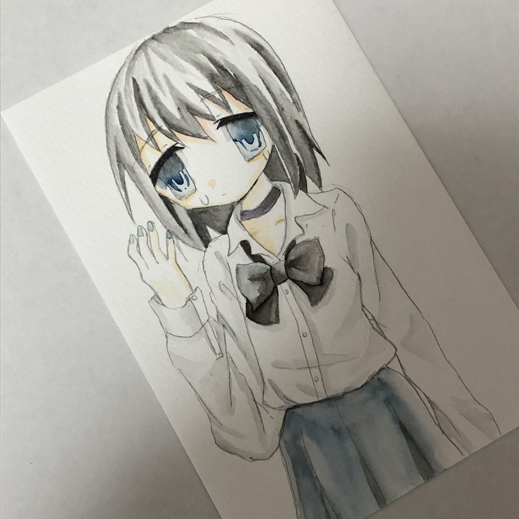 水彩画　匿名配送